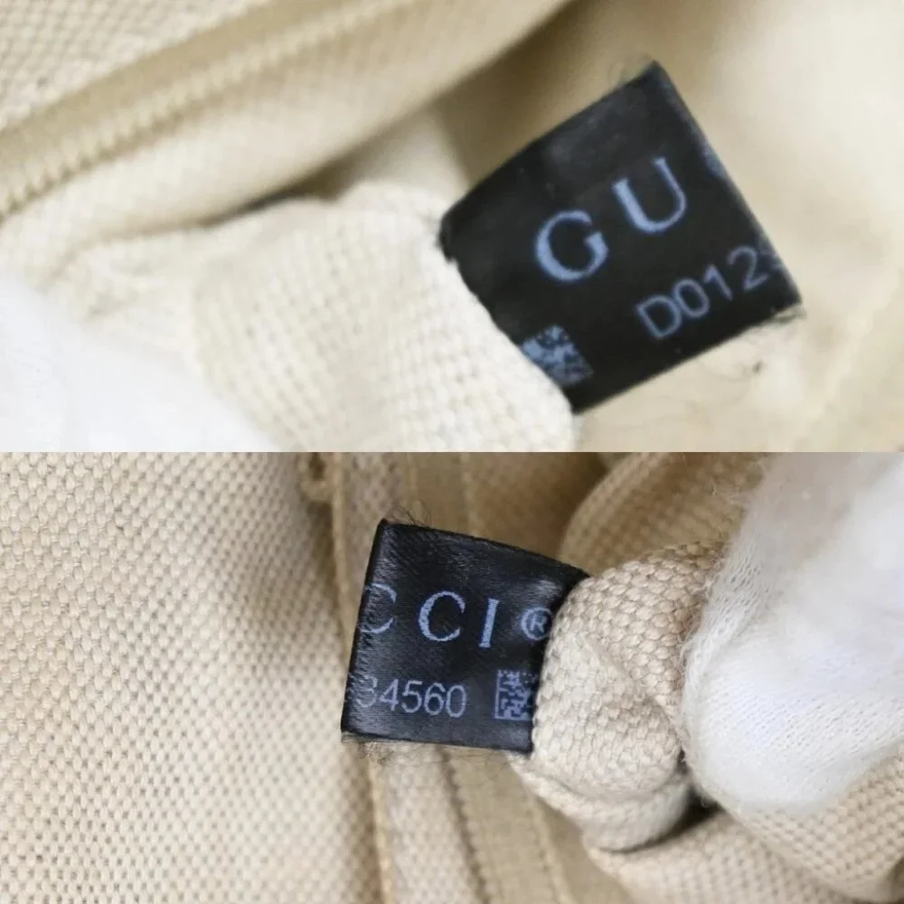 GUCCI GG Pattern Sukey 2Way Shoulder Hand Bag Canvas Leather Brown Gold - Picture 14 of 14